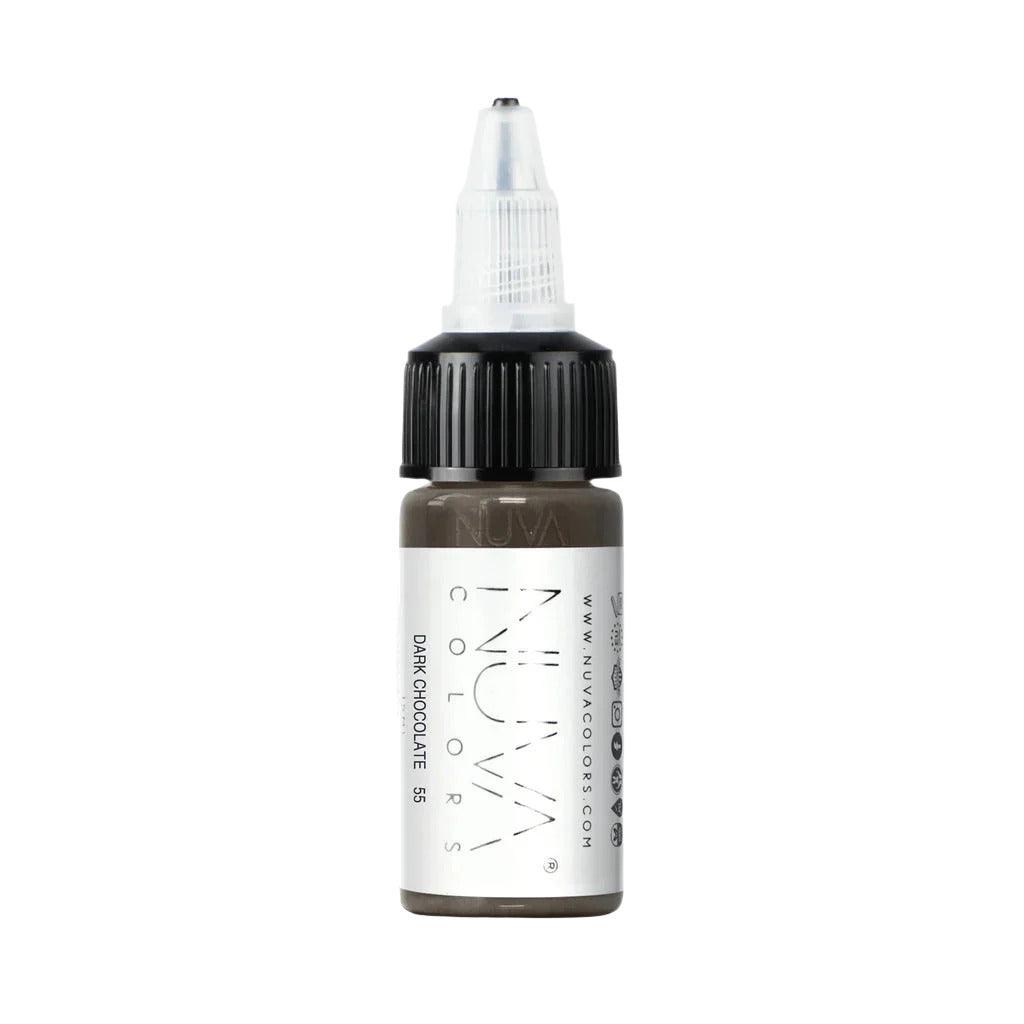 Nuva Colors Eyebrow Pigments 55 DARK CHOCOLATE 15ml - BVShop