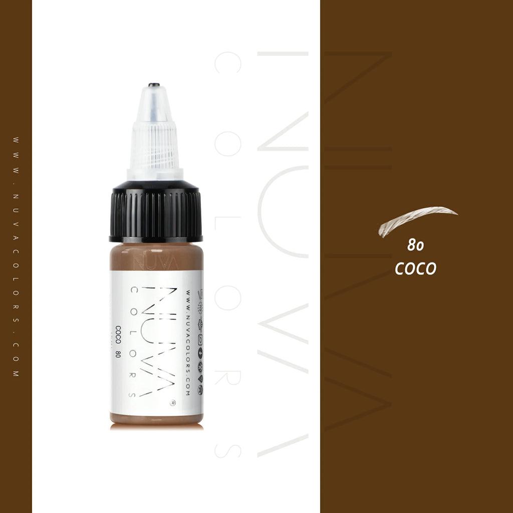 Nuva Colors Eyebrow Pigments 80 COCO 15ml - BVShop