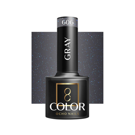 OCHO NAILS Hybrid nail polish gray 606 -5 g - BVShop