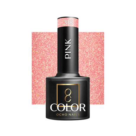 OCHO NAILS Hybrid nail polish pink 318 -5 g - BVShop