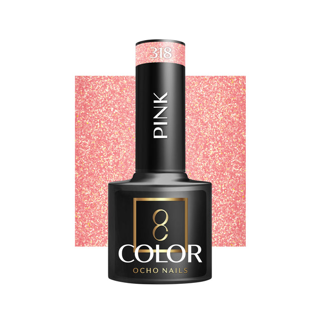 OCHO NAILS Hybrid nail polish pink 318 -5 g - BVShop