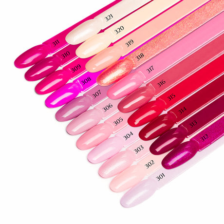 OCHO NAILS Hybrid nail polish pink 318 -5 g - BVShop