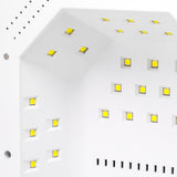 OCHO NAILS LED UV lamp X22 72W wireless white with mirrored bottom - BVShop