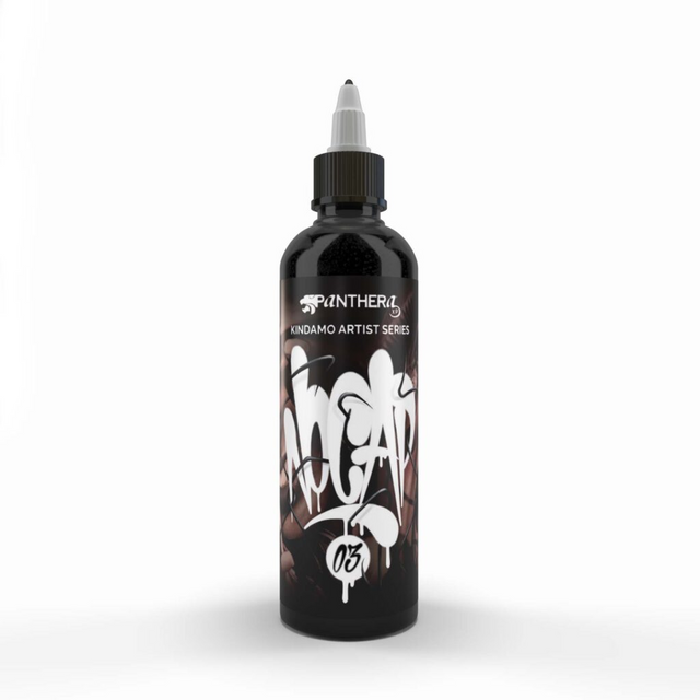 Panthera X Kindamo No Cap 03 Tattoo Pigment 150ml bottle on white background