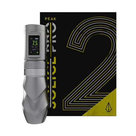 Peak Solice Pro V2 Wireless Tattoo And PMU Machine Matte Silver - BVShop