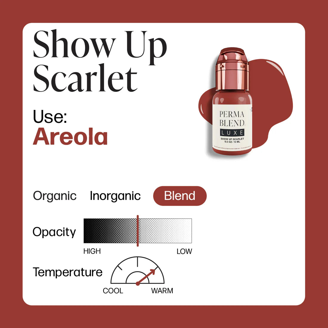 Perma Blend LUXE Unstoppable Areola Show Up Scarlet 15ml - BVShop