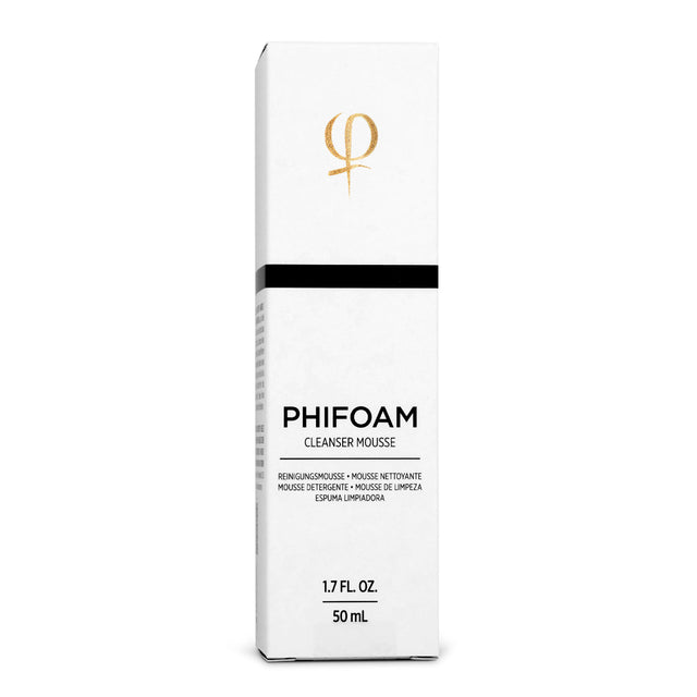 PhiAcademy Phi Foam Cleansing Foam 50ml — 50ml cleansing foam carton front