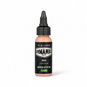 Platinum By Dynamic Tattoo Ink Skin 30ml bottle on a white background with a natural shadow