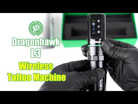 Mast Dragonhawk L3 Wireless Tattoo Machine 7 Stroke Lengths