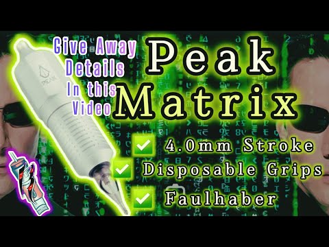 Peak Matrix Rotary Tattoo Pen Pink