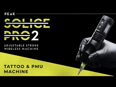 Peak Solice Pro V2 Wireless Tattoo And PMU Machine Matte Gold