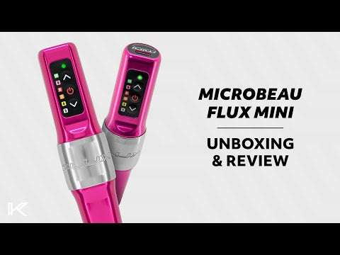 Microbeau Flux Mini Black with PowerBolt Mini Tattoo & PMU Machine