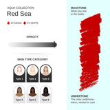 PhiAcademy PMU Aqua Red Sea Pigment 10ml – pigment shade and product information