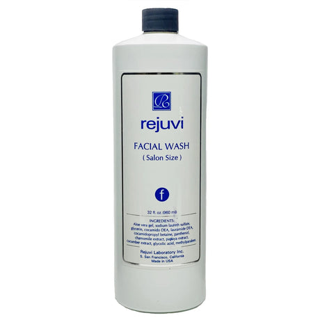 Rejuvi f Facial Wash 960ml, white 960ml bottle with a screw cap