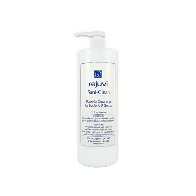 Rejuvi Sani-Clean 960ml, white 960ml pump bottle