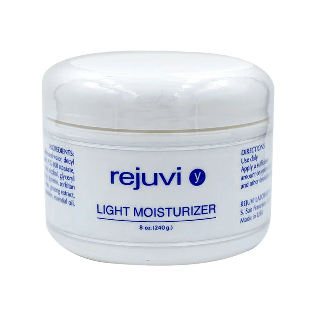 Rejuvi y Light Moisturizer 240g, white 240g moisturizer jar