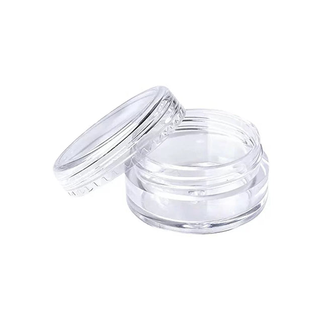 Screw-on plastic jar 3ml for PMU pigment and cosmetic storage