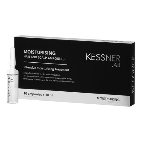 Set of Kessner Lab ampoules: Prebiotic, Moisturising, Caffeine - BVShop