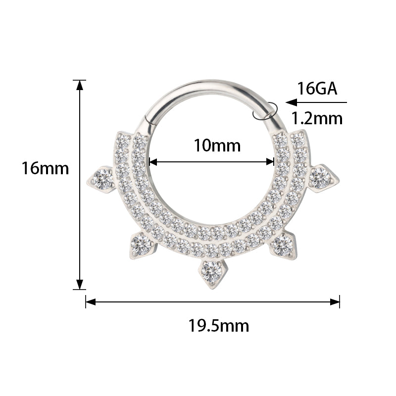 Titanium Double Lined Ring - BVShop