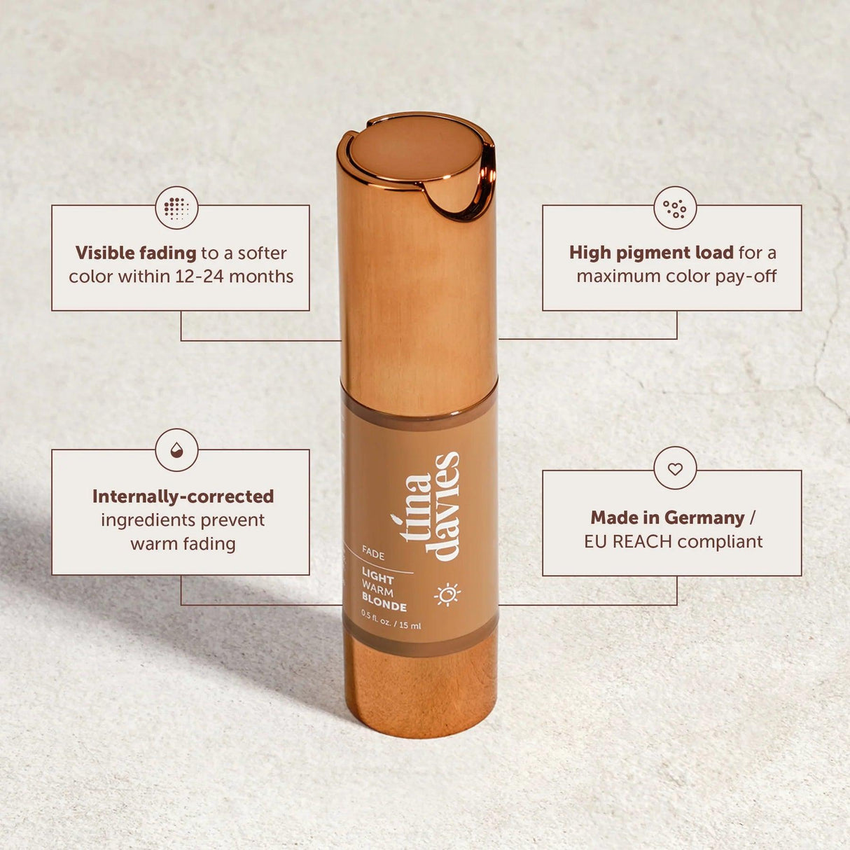 Tina Davies FADE Light Warm Blonde Pigments 15ml - BVShop