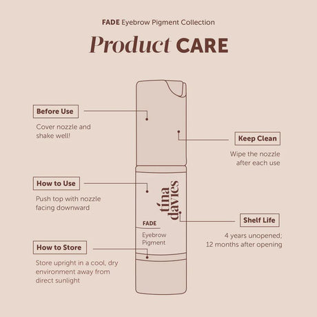 Tina Davies FADE Medium Warm Brown Pigments 15ml - BVShop