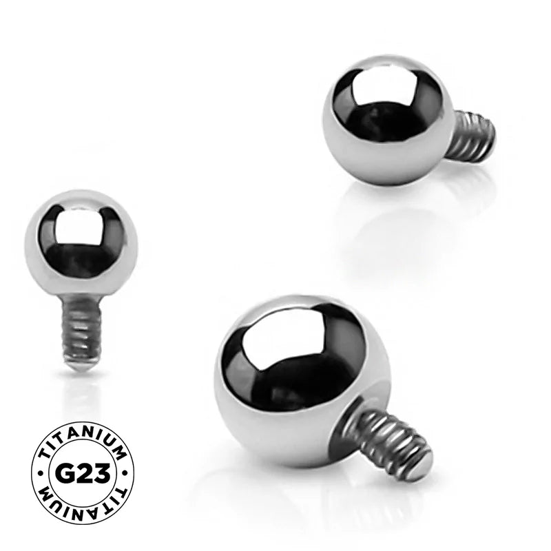 Titanium Piercing Labret Ball Tip - BVShop