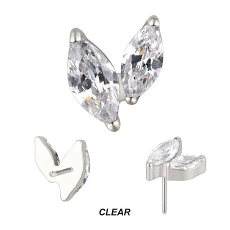 Titanium Piercing Tips With Zircon - BVShop