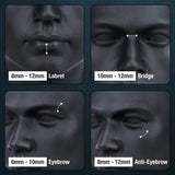 Titanium Push In Curved Labret - BVShop