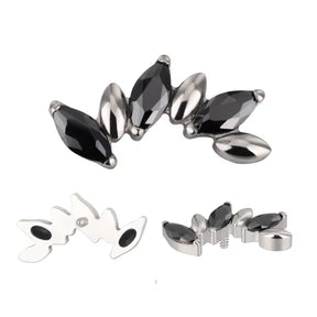 Titanium Ring Alternate Marquise - BVShop