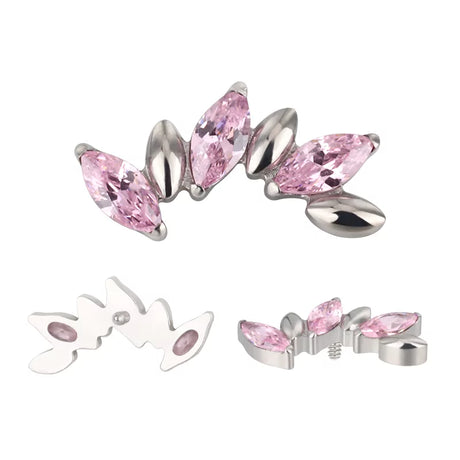 Titanium Ring Alternate Marquise - BVShop