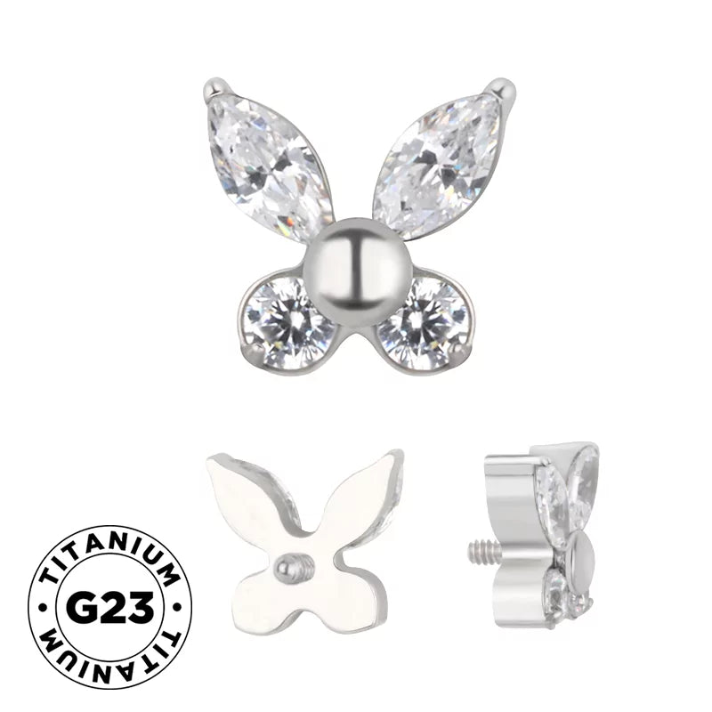 Titanium Ring Butterfly - BVShop