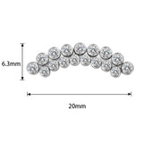 Titanium Ring Curved Line Bezel - BVShop