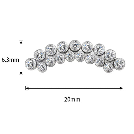 Titanium Ring Curved Line Bezel - BVShop