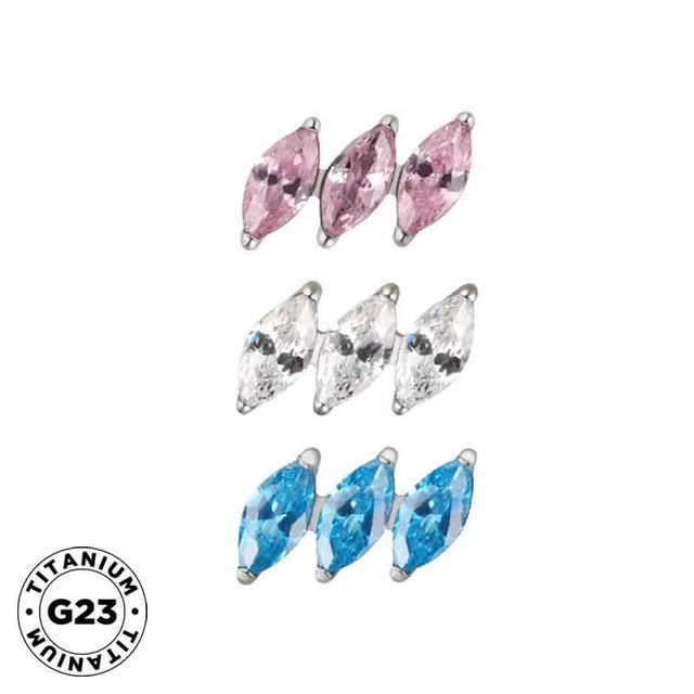 Titanium Ring Diagonal Marquise - BVShop