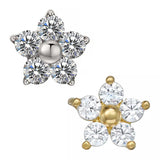 Titanium Ring Flower - BVShop