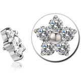 Titanium Ring Flower - BVShop