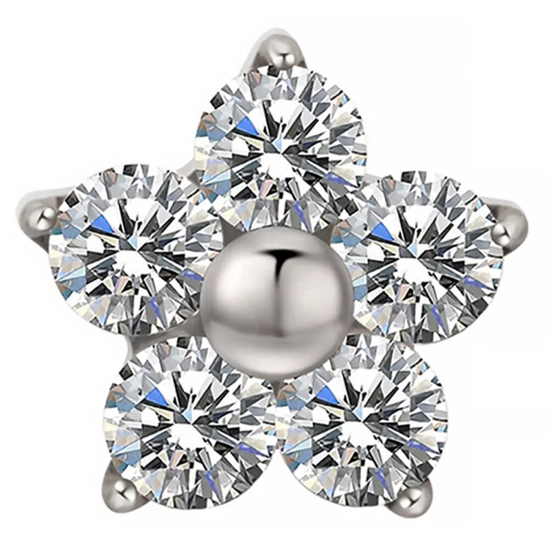 Titanium Ring Flower - BVShop