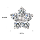 Titanium Ring Flower - BVShop