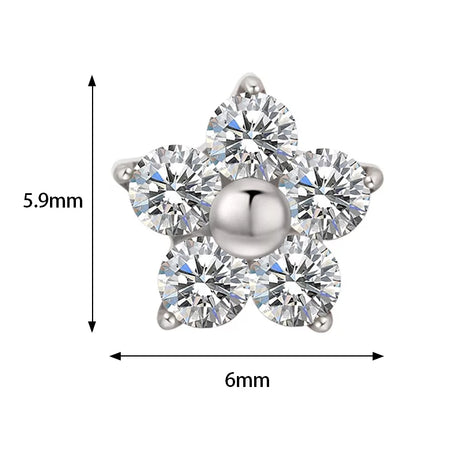 Titanium Ring Flower - BVShop