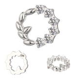 Titanium Ring Olive Wreath - BVShop