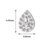 Titanium Ring Paved Pear - BVShop