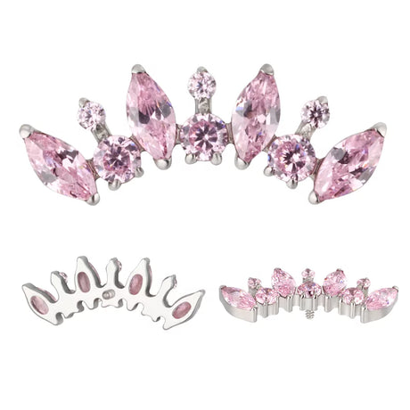 Titanium Ring Round And Marquise - BVShop