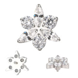 Titanium Ring Star Flower - BVShop