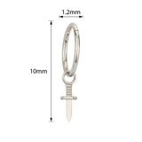 Titanium Ring Sword Dangle - BVShop
