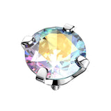 Titanium Ring Tips With Zirconia Bezel - BVShop