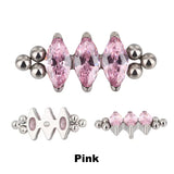 Titanium Ring Tri Bead Bezel - BVShop