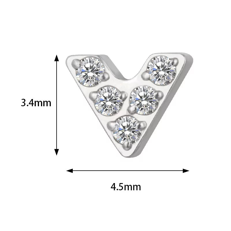 Titanium Ring V Shape - BVShop