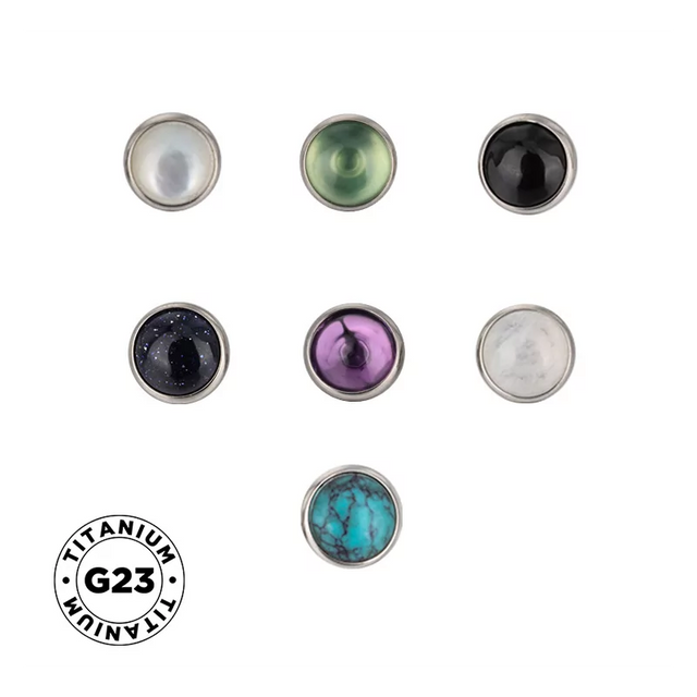 Titanium Tips With Semi Bezel - BVShop