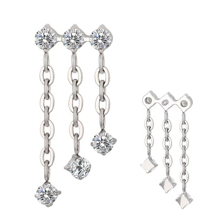 Titanium Triple Ring Chian Dongle - BVShop