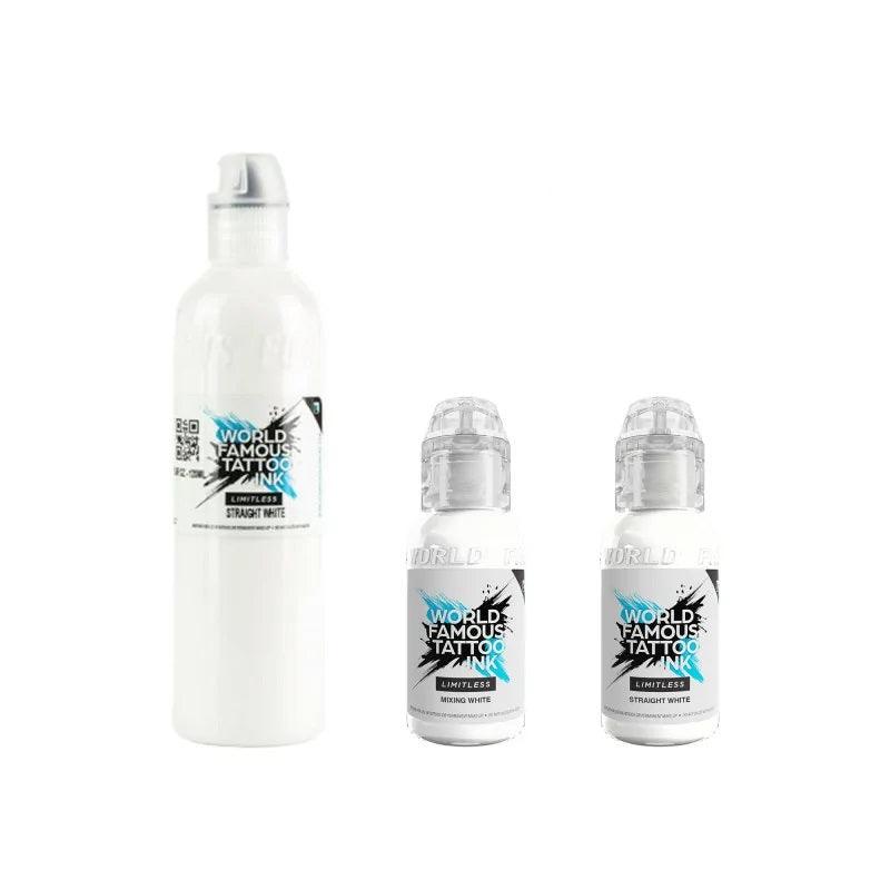 World Famous Limitless Tattoo Ink Straight White - BVShop